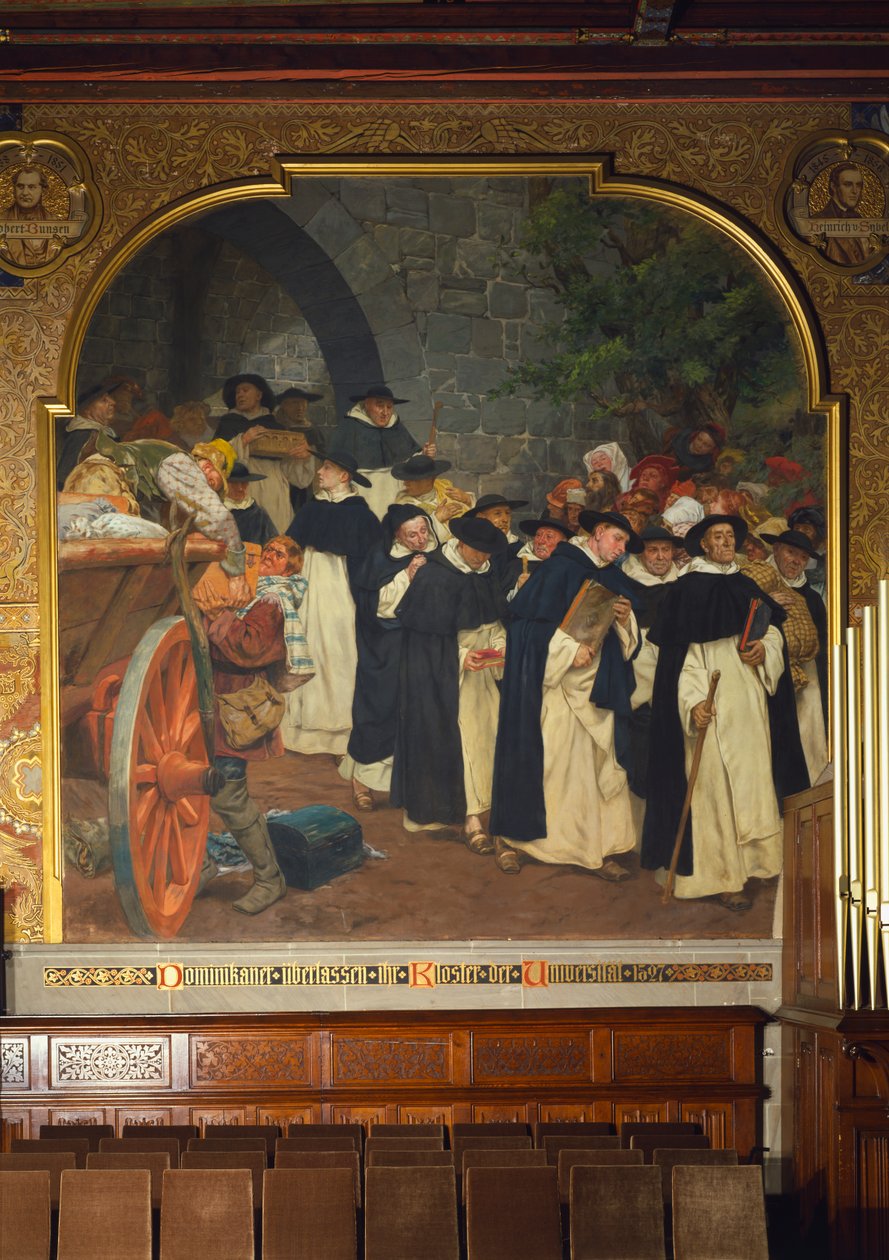Dominikaanit jättivät luostaristaan yliopistolle vuonna 1527, 1903 tekijältä Peter Johann Theodor Janssen