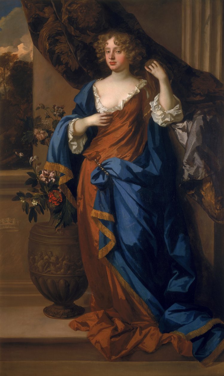 Jane Bickerton, Norfolkin herttuatar, noin 1677. tekijältä Peter Lely