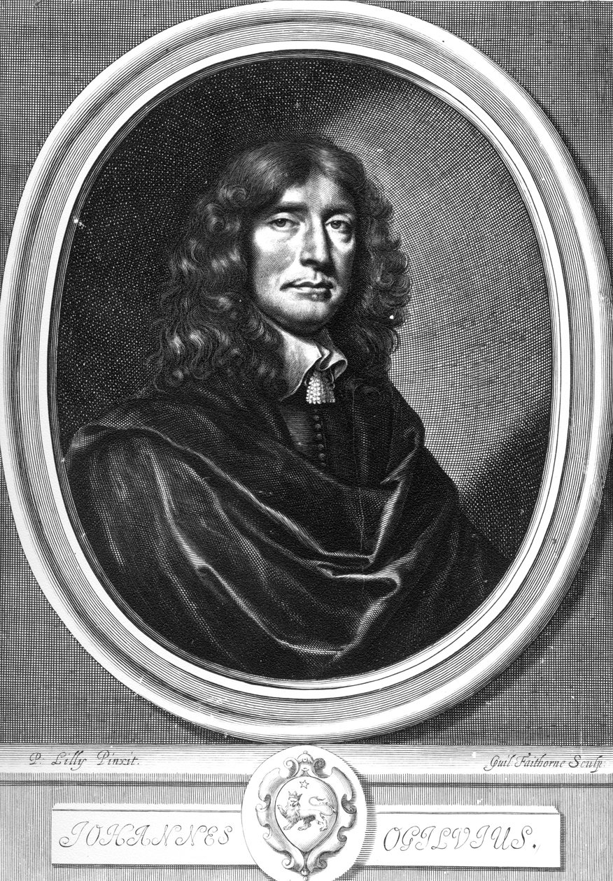 John Ogilby, "Publius Virgilius Maron teosten" etulevy, kaivertanut William Faithorne, n. 1654 tekijältä Peter Lely