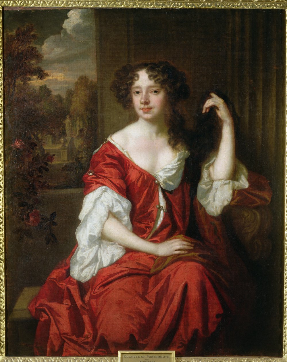 Louise de Kerouaille (1649-1734) Portsmouthin ja Aubignyn herttuatar. tekijältä Peter Lely