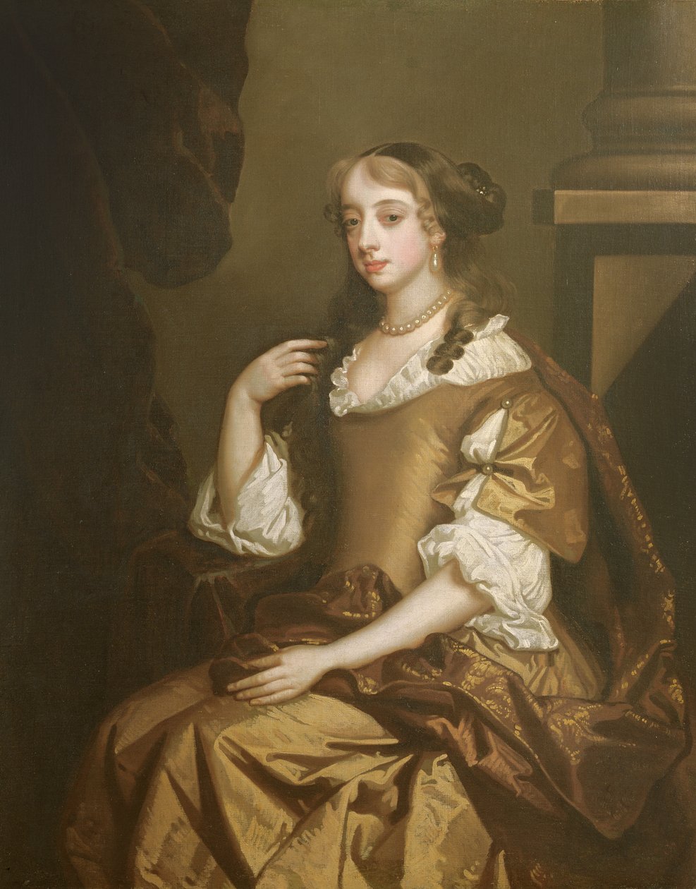 Louise de Penacoet de Kerouaille (1649-1734) Portsmouthin herttuatar tekijältä Peter Lely
