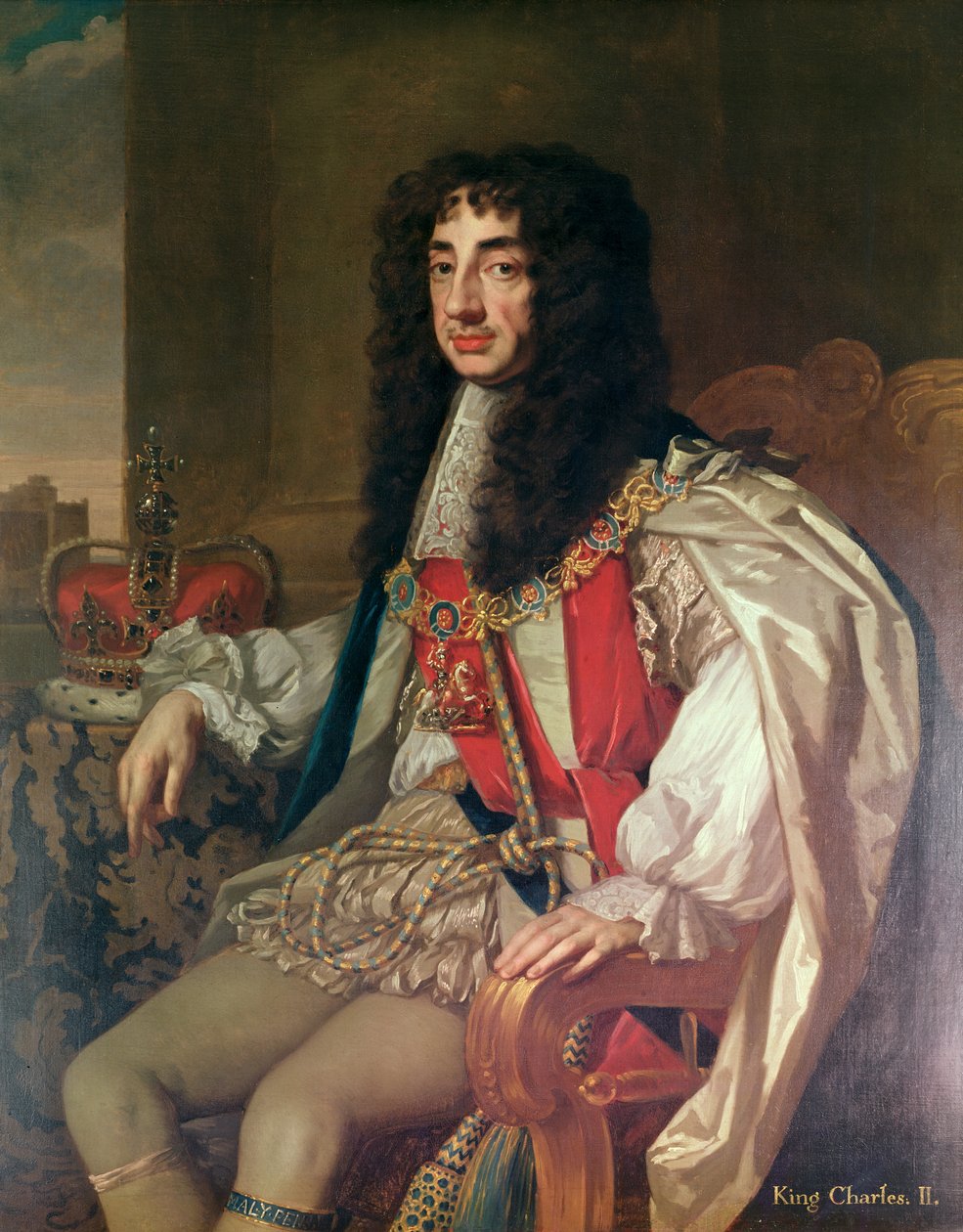 Kaarle II:n muotokuva tekijältä Peter Lely