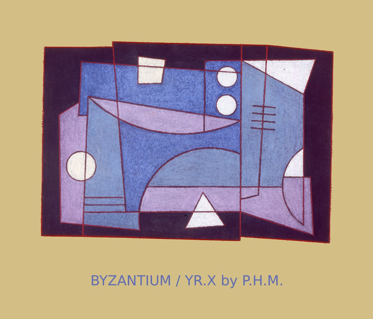 BYZANTIUM. VUOSI X, (pastelli paperille) tekijältä Peter McClure