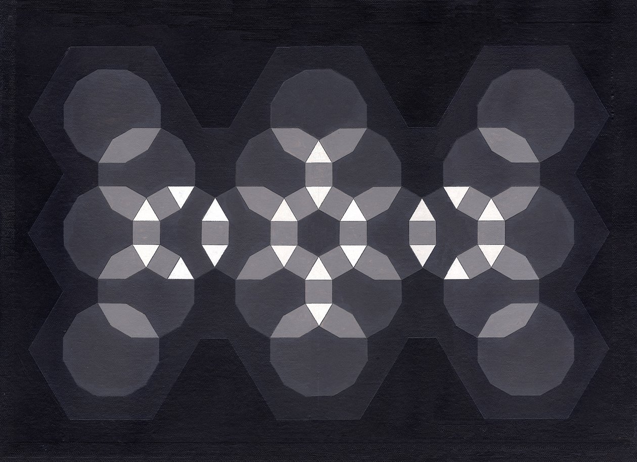Fusion, 2008 (akryyli kankaalle) tekijältä Peter McClure