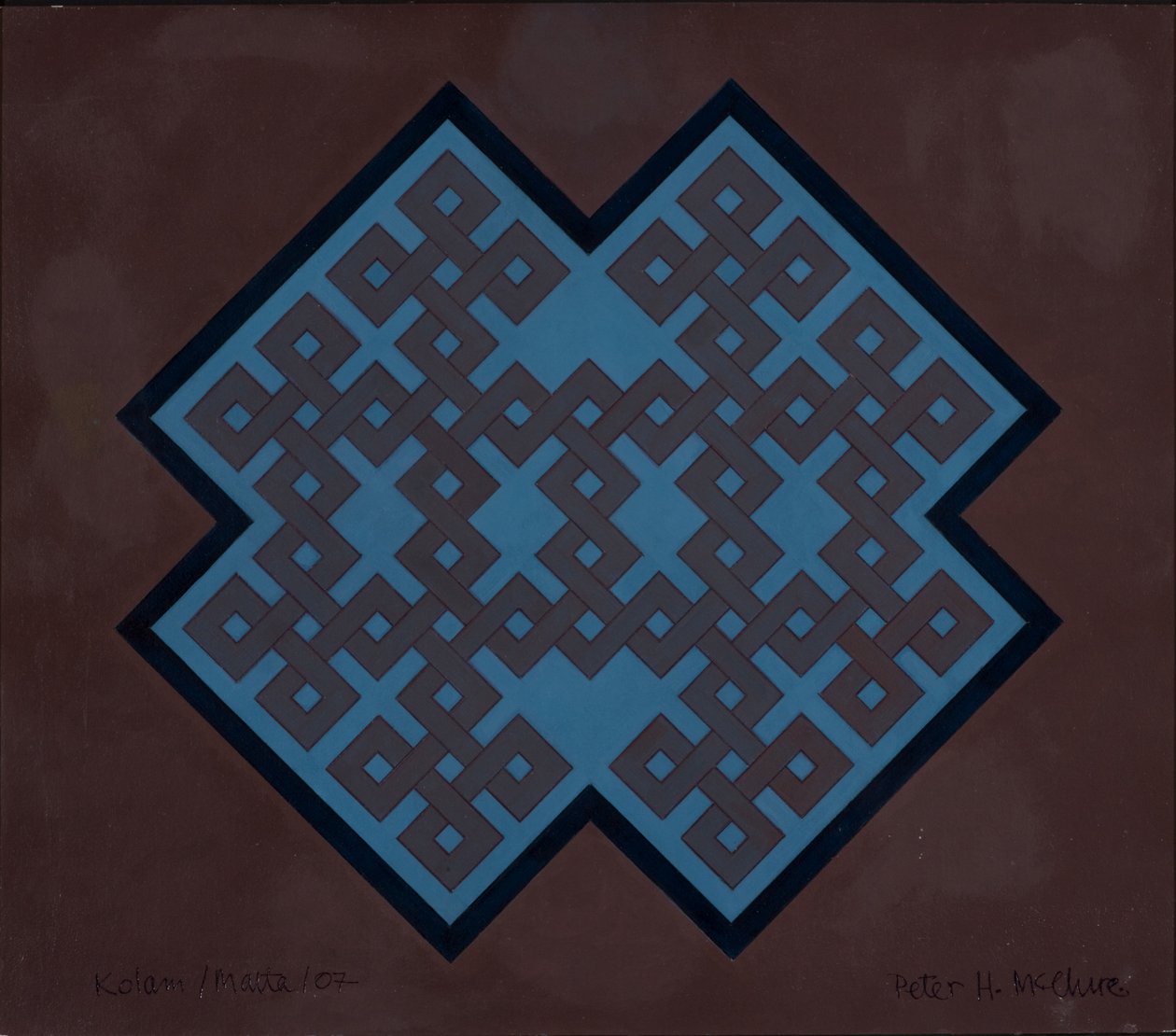 Kolam Malta, 2007 (akryyli kortilla) tekijältä Peter McClure