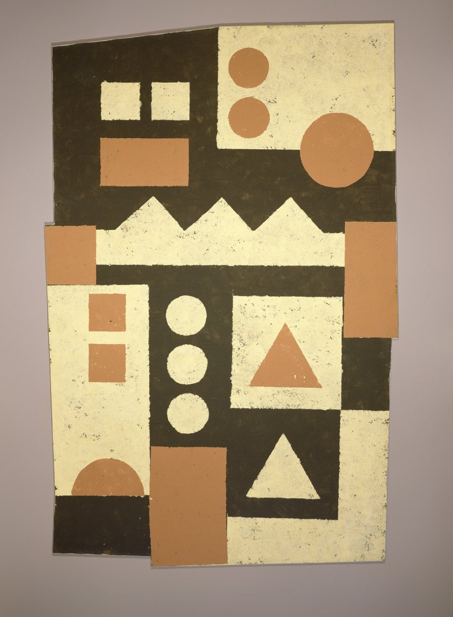 Shield, 1998 (akryylia aluksella) tekijältä Peter McClure