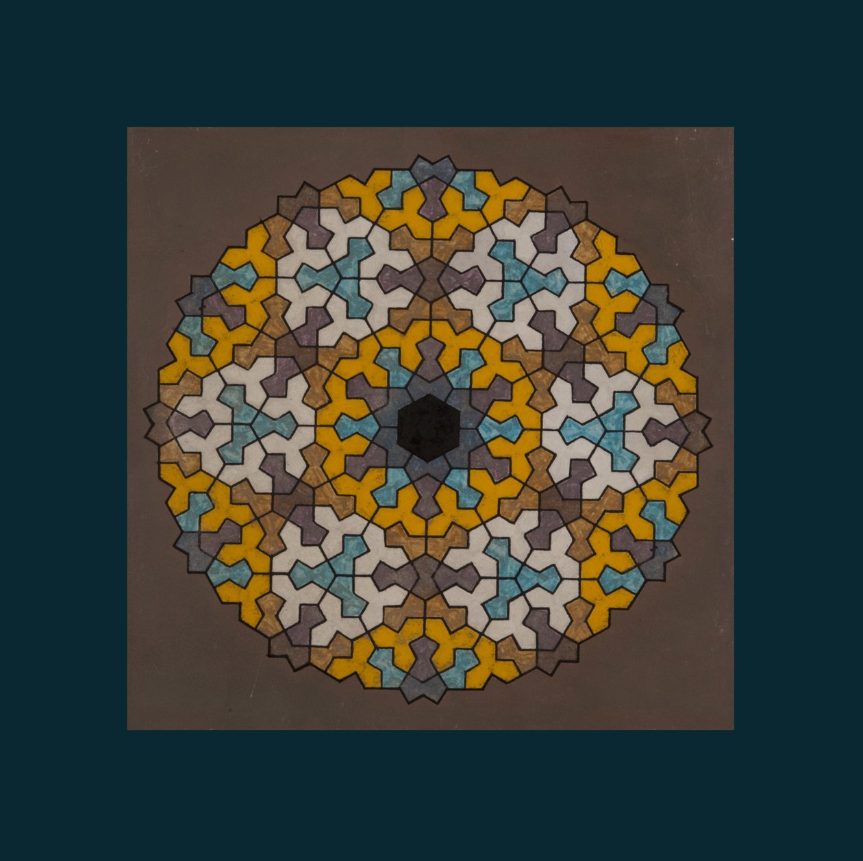 Super Symmetry, 2006 (akryylia levyllä) tekijältä Peter McClure