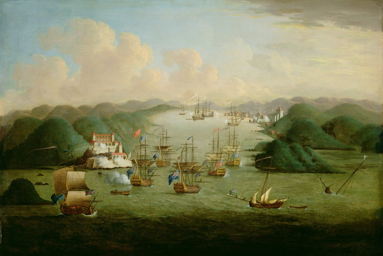 Porto Bellon vangitseminen vuonna 1739 tekijältä Peter Monamy
