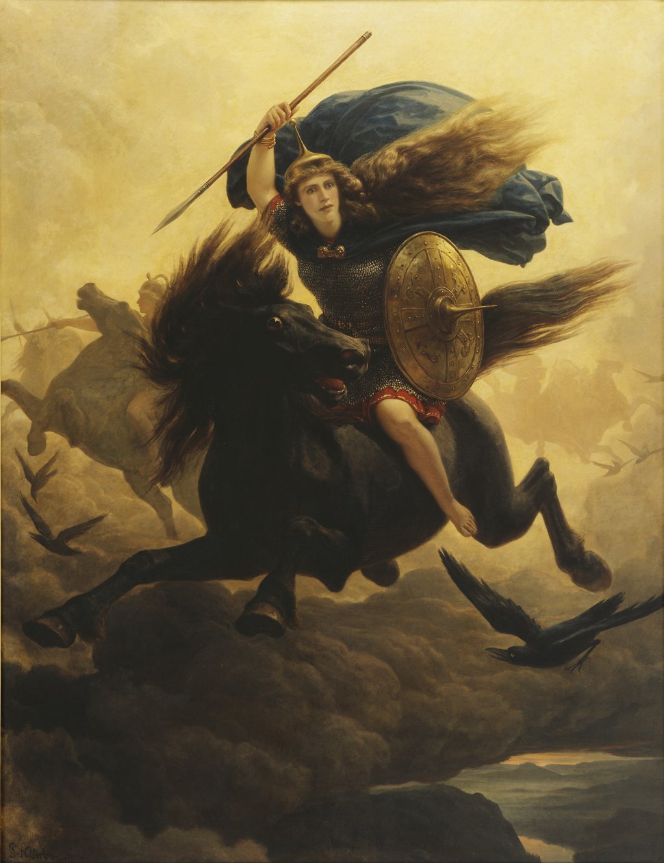 Valkyrie, 1865 tekijältä Peter Nicolai Arbo