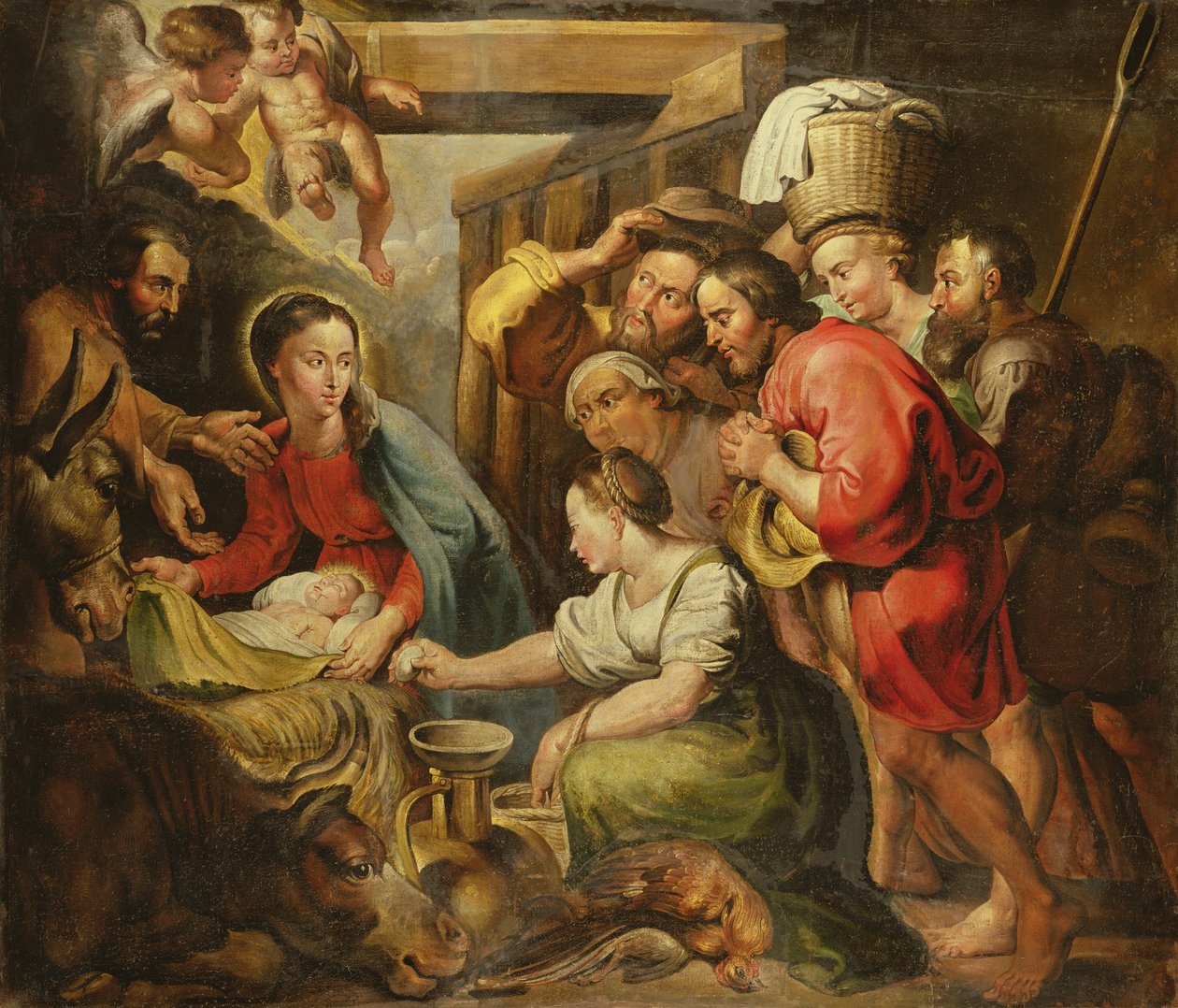 Paimenten palvonta tekijältä Peter Paul Rubens