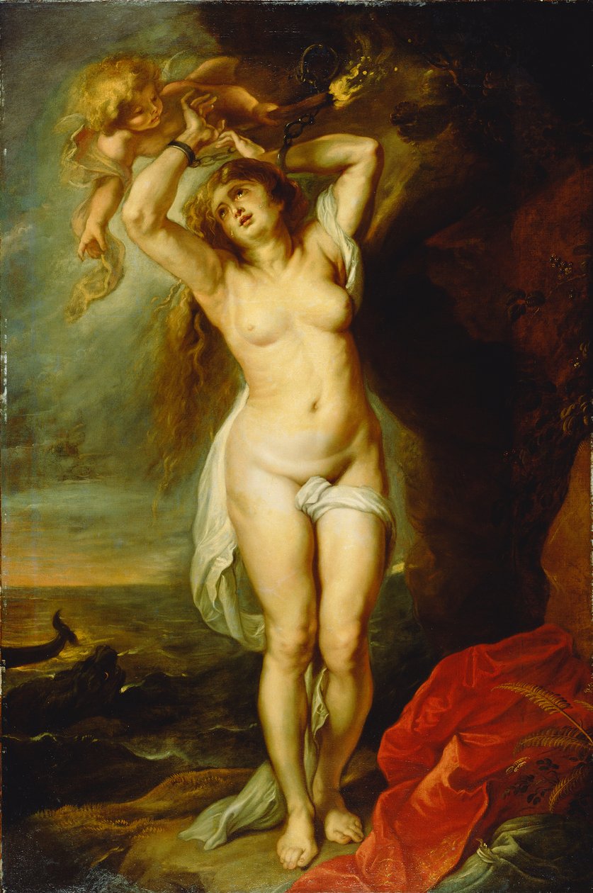 Andromeda, noin 1640 tekijältä Peter Paul Rubens