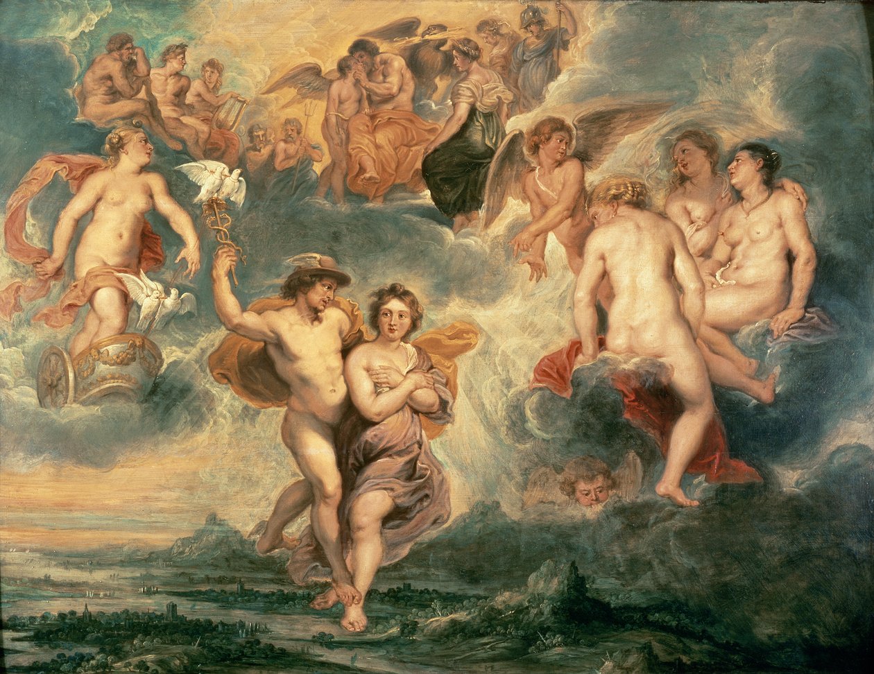 Psychen nousu Olympukseen tekijältä Peter Paul Rubens