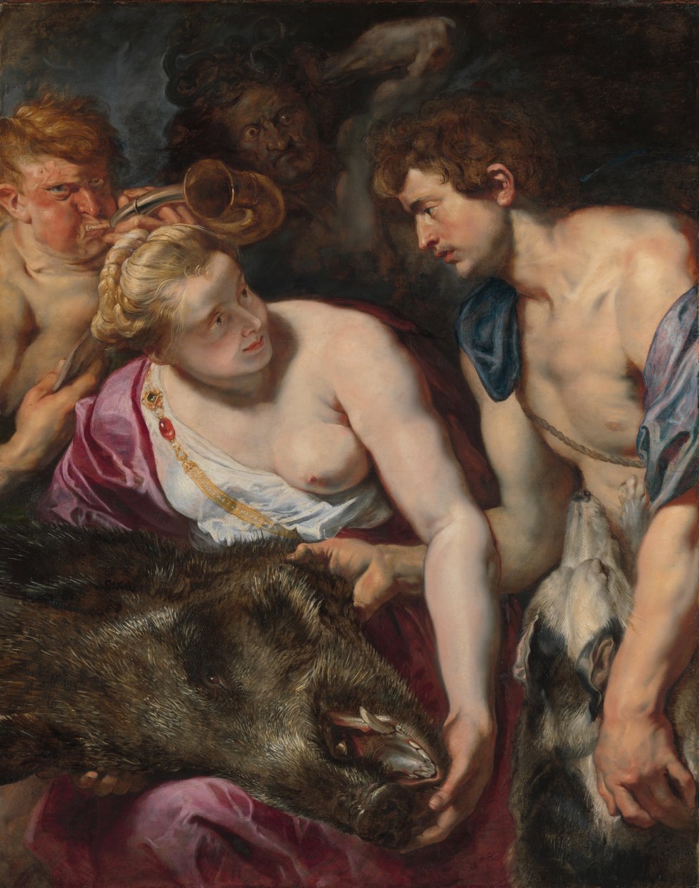 Atalanta ja Meleager, n. 1616 tekijältä Peter Paul Rubens