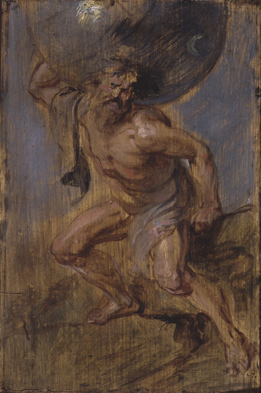 Atlas tukee taivaita n.1637 tekijältä Peter Paul Rubens