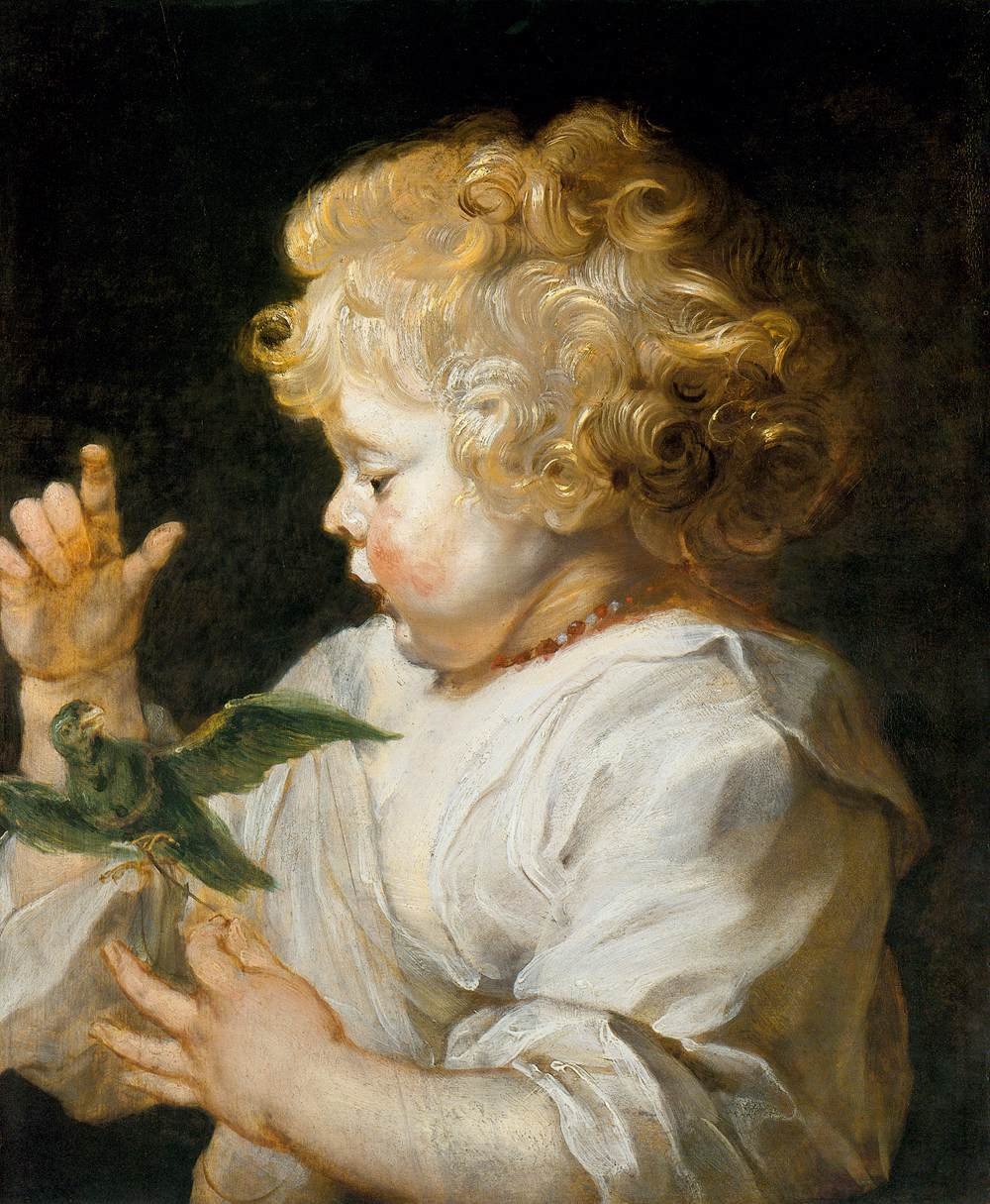 Poika linnun kanssa tekijältä Peter Paul Rubens