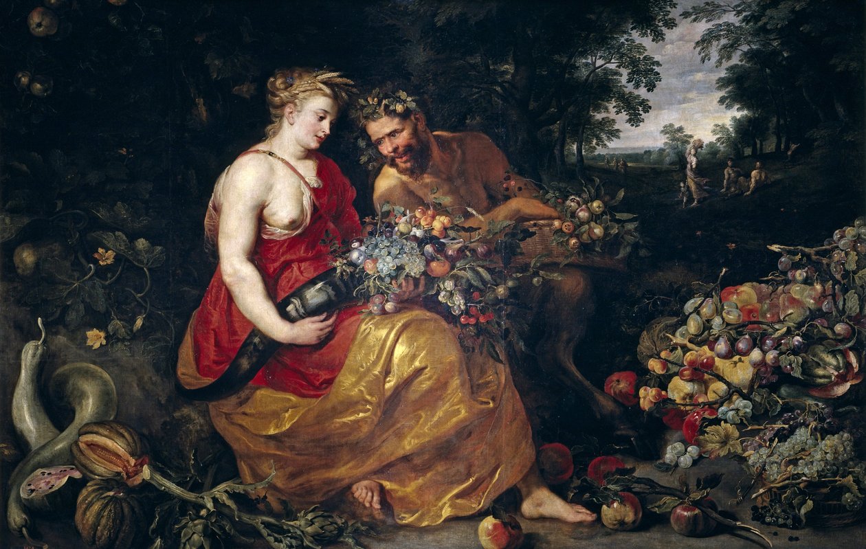 Ceres ja Pan tekijältä Peter Paul Rubens