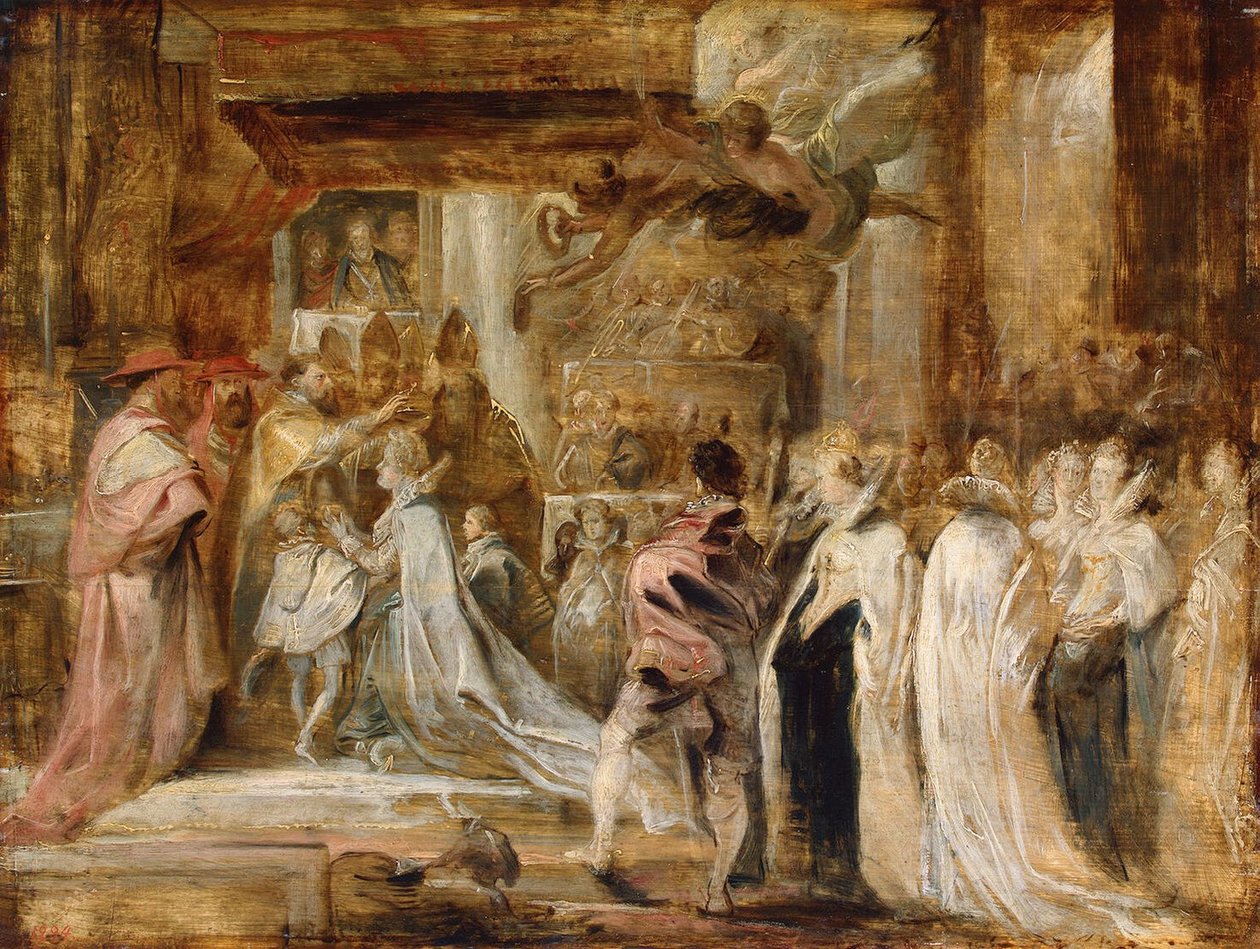 Marie de Medicin kruunajaiset tekijältä Peter Paul Rubens