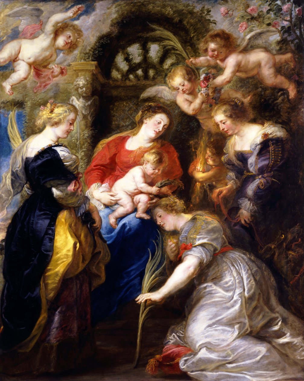 Pyhän Katariinan kruunu tekijältä Peter Paul Rubens