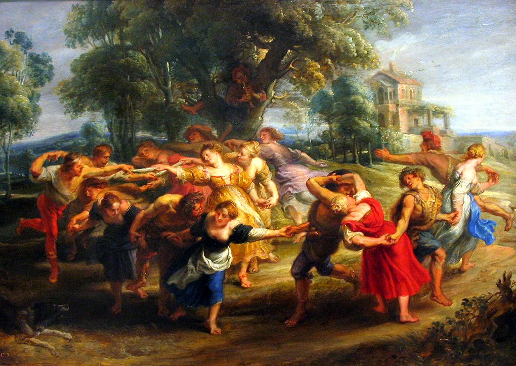 Danza de aldeanos tekijältä Peter Paul Rubens