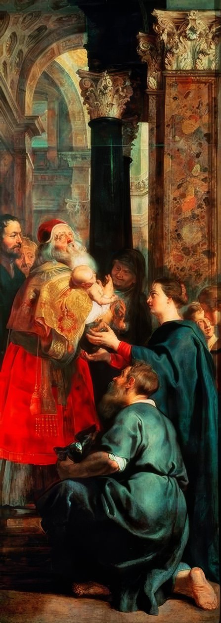 Darstellung Christi im Tempel tekijältä Peter Paul Rubens