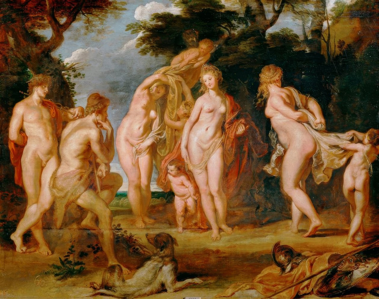 Das Urteil des Paris tekijältä Peter Paul Rubens