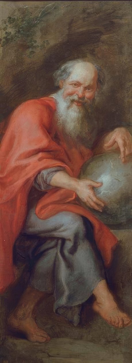 Demokrit, de lachende Philosoph tekijältä Peter Paul Rubens