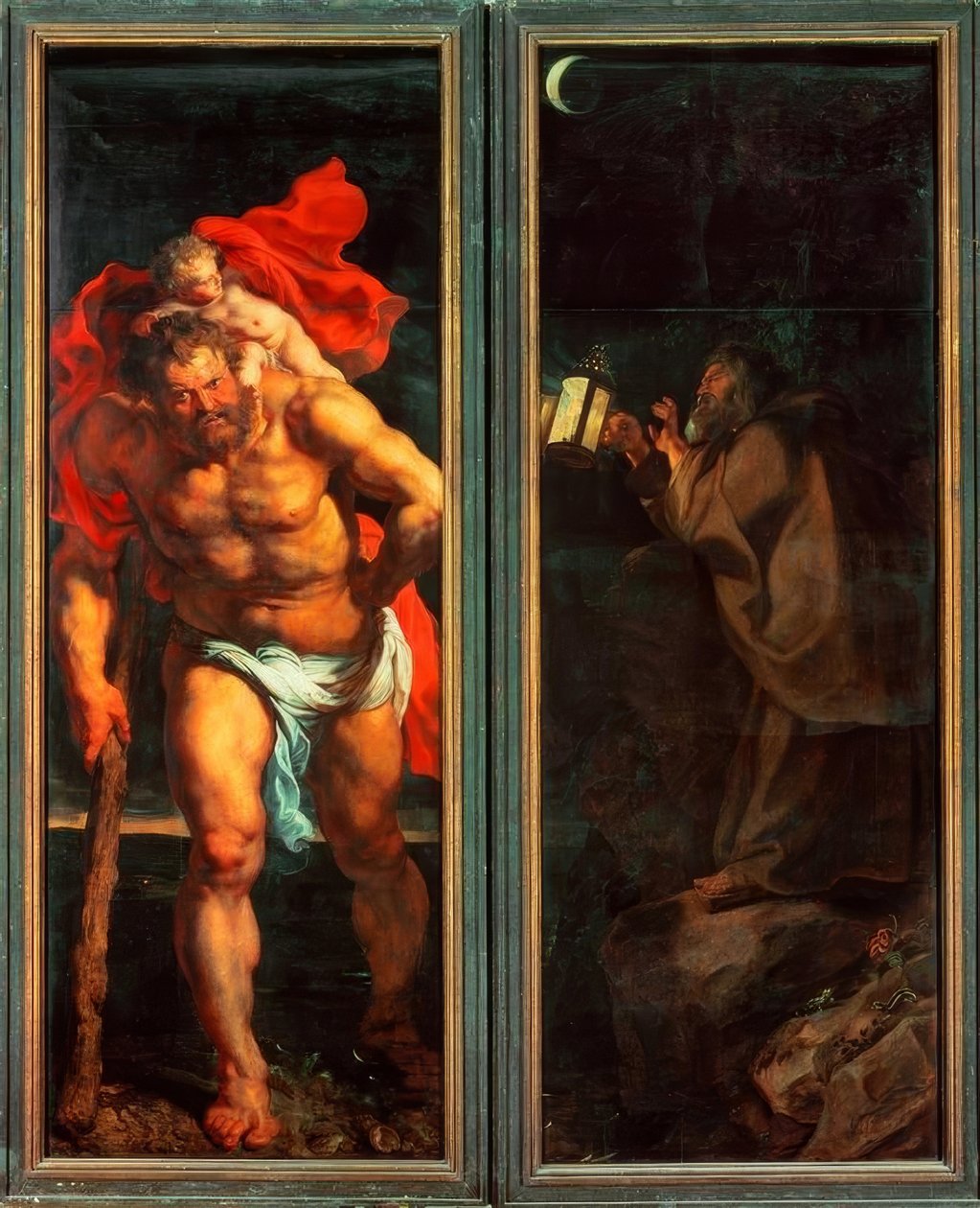 Der Hl. Christophorus tekijältä Peter Paul Rubens