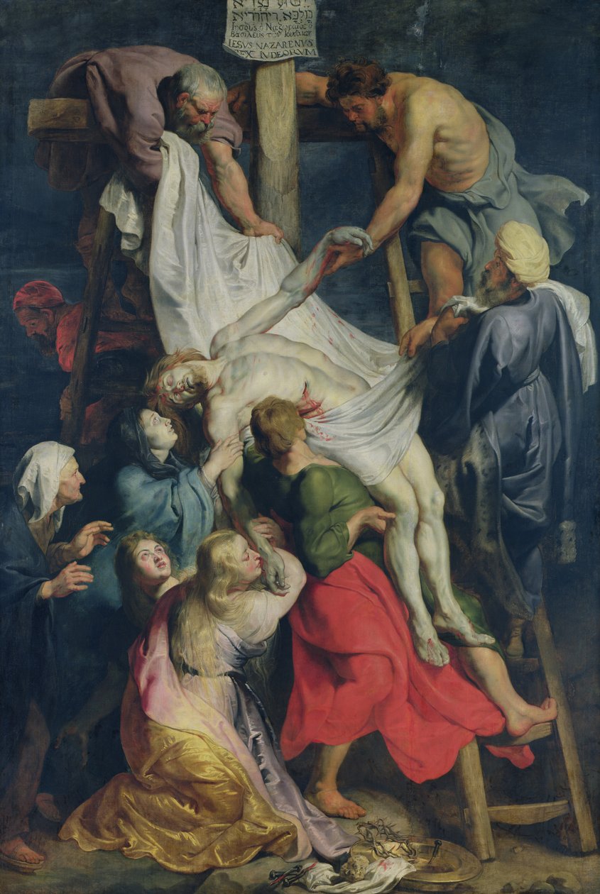 Laskeutuminen ristiltä, 1617 tekijältä Peter Paul Rubens