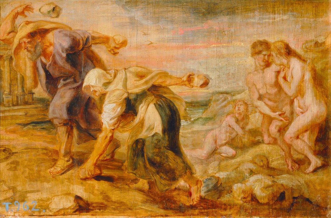 Deukalion ja Pyrrha tekijältä Peter Paul Rubens