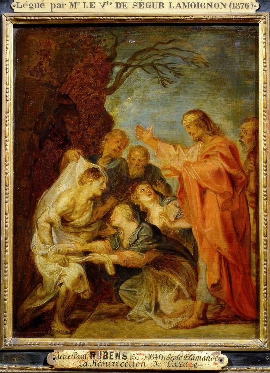 Die Auferweckung des Lazarus tekijältä Peter Paul Rubens