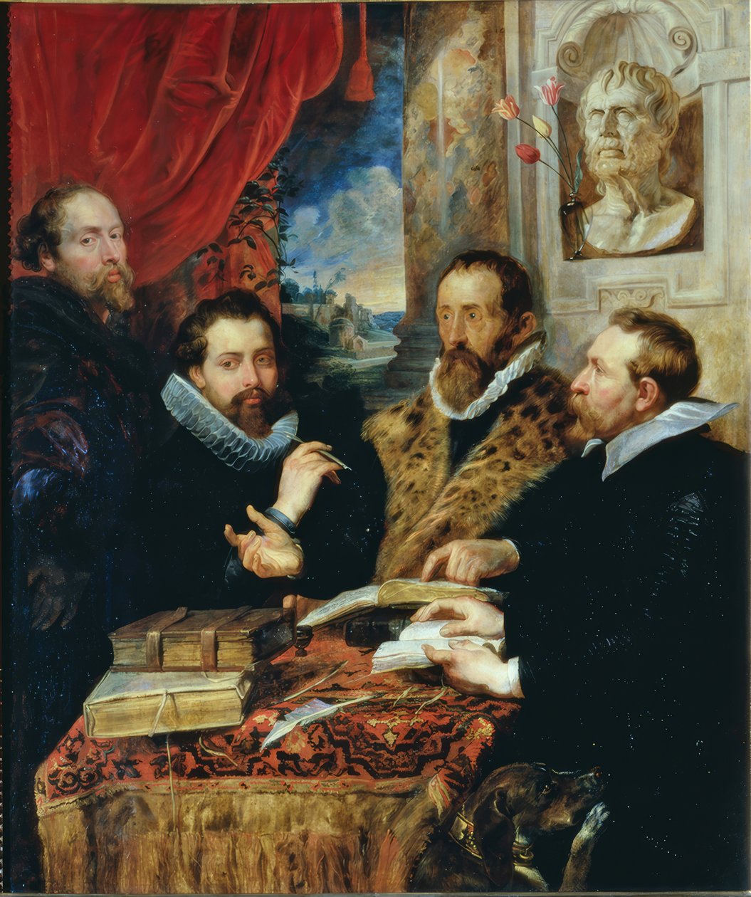 Die vier Philosophen tekijältä Peter Paul Rubens