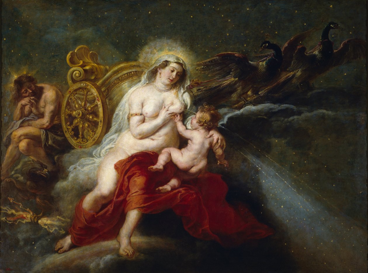 El nacimiento de la Vía Láctea tekijältä Peter Paul Rubens