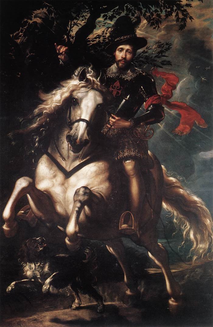 Giancarlo Dorian ratsastusmuotokuva tekijältä Peter Paul Rubens