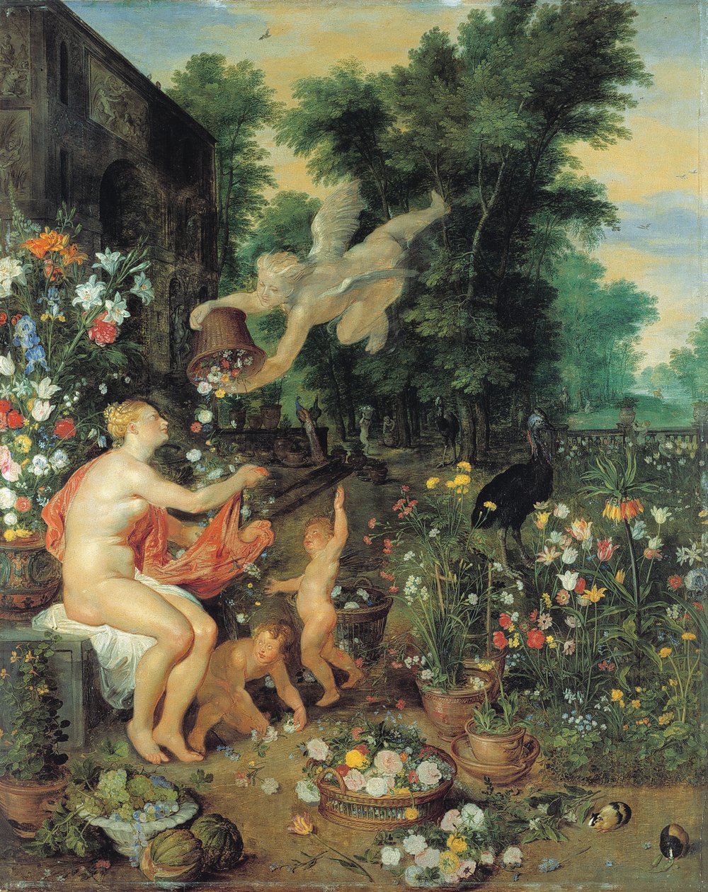 Flora ja Zephyr tekijältä Peter Paul Rubens