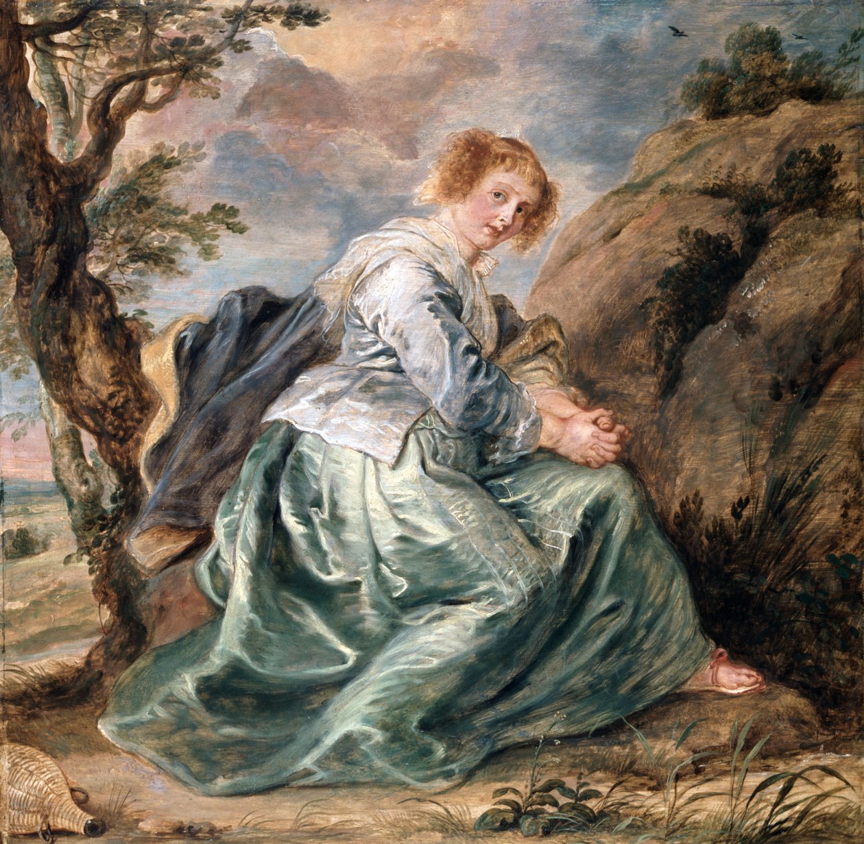 Hagar autiomaassa tekijältä Peter Paul Rubens