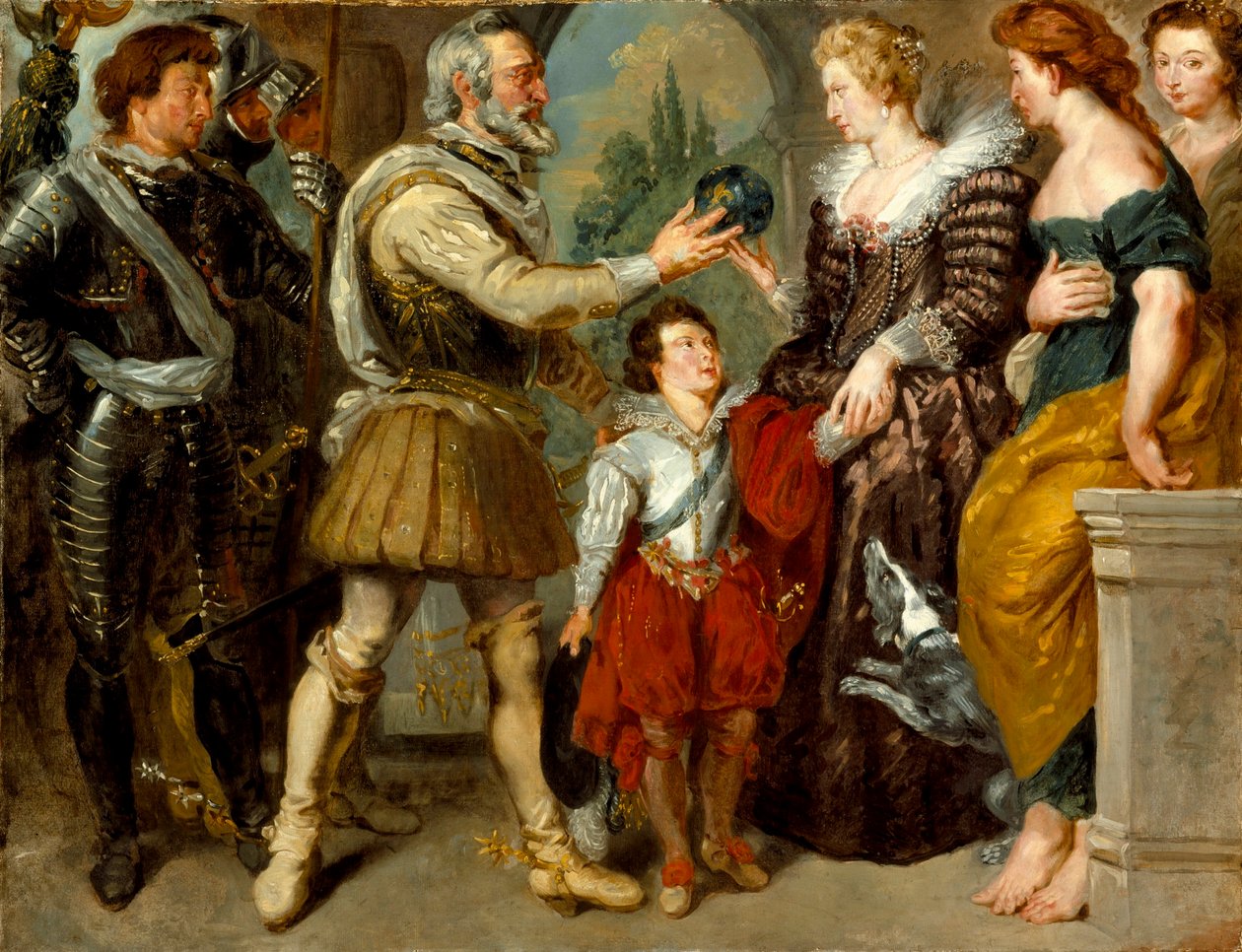 Henri IV Valtionhallinnon tuomitseminen Marie de Medicille tekijältä Peter Paul Rubens