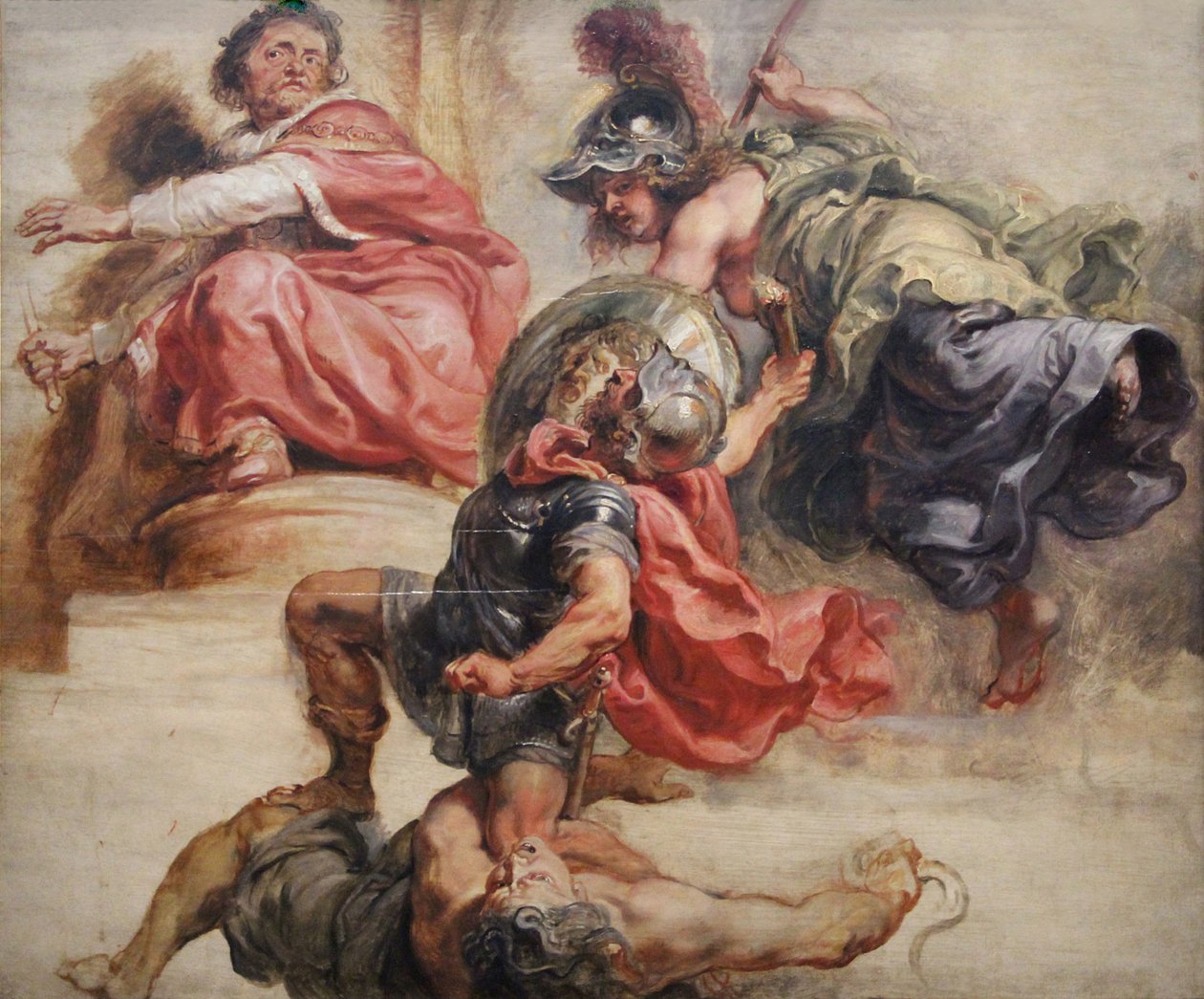 La Sagesse Victorieuse de la guerre et de la discorde tekijältä Peter Paul Rubens