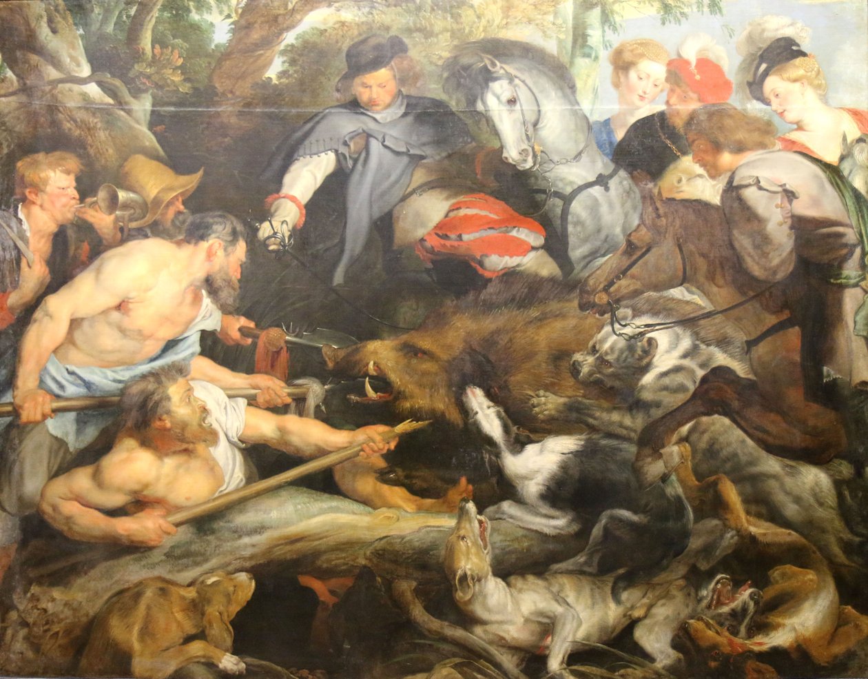 La chasse au sanglier tekijältä Peter Paul Rubens