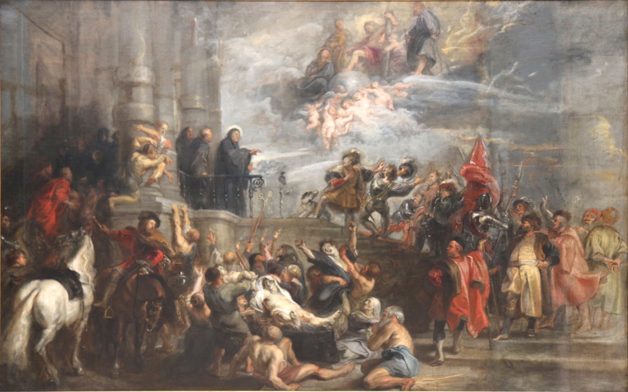 Saint Benoîtin ihmeitä tekijältä Peter Paul Rubens