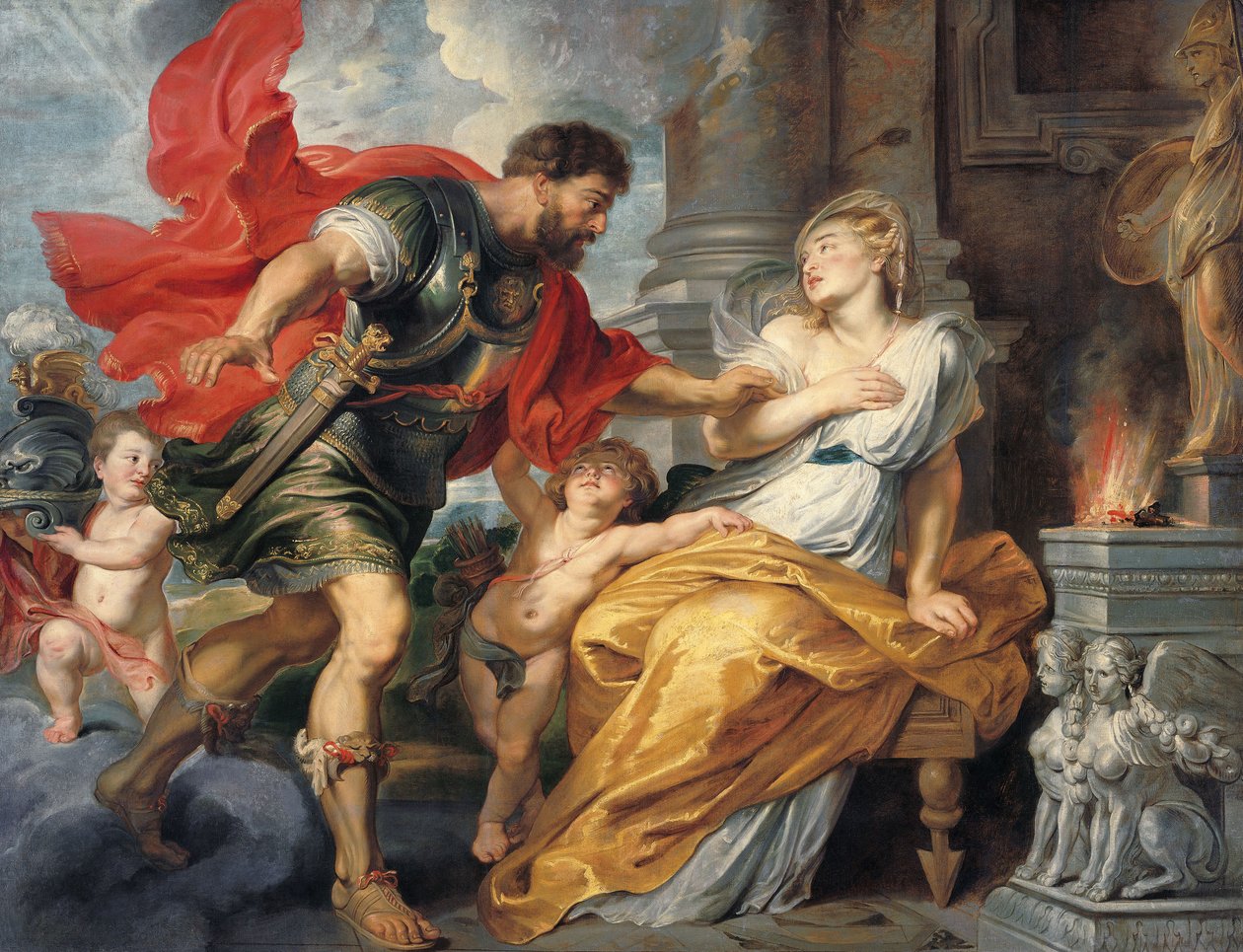 Mars ja Rea Silvia tekijältä Peter Paul Rubens
