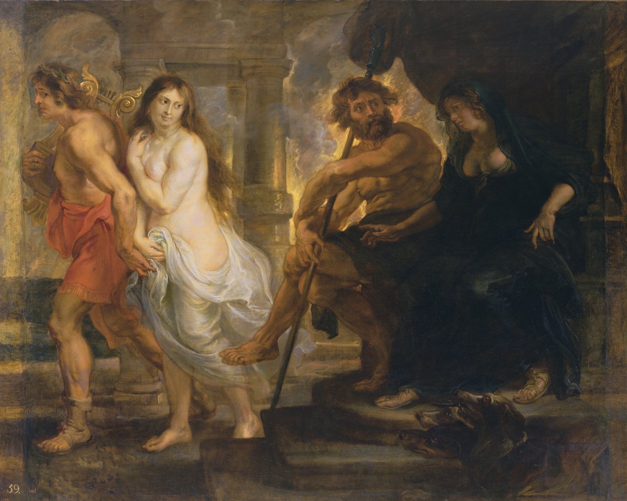 Orpheus ja Eurydike tekijältä Peter Paul Rubens