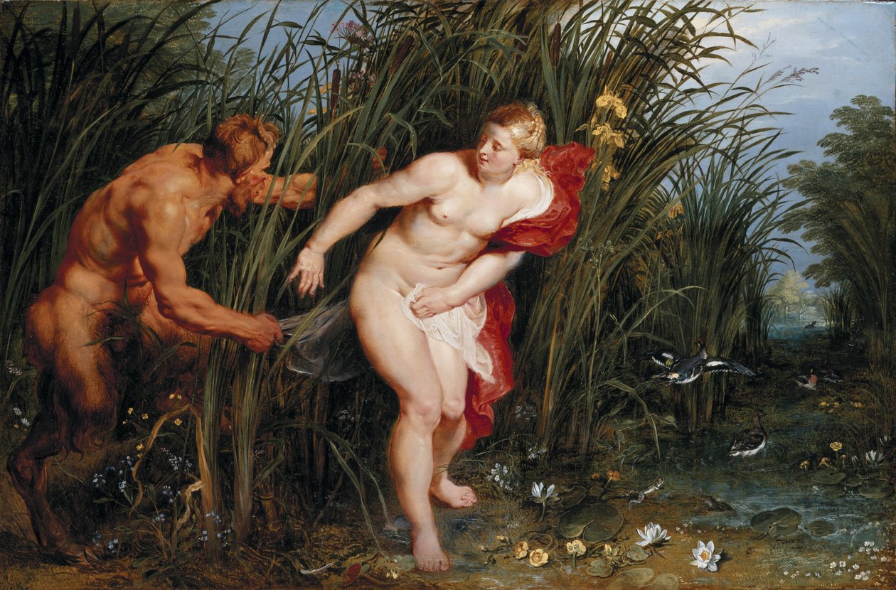 Pan ja Syrinx tekijältä Peter Paul Rubens