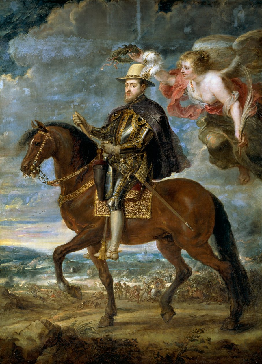 Espanjan Philip II: n muotokuva tekijältä Peter Paul Rubens