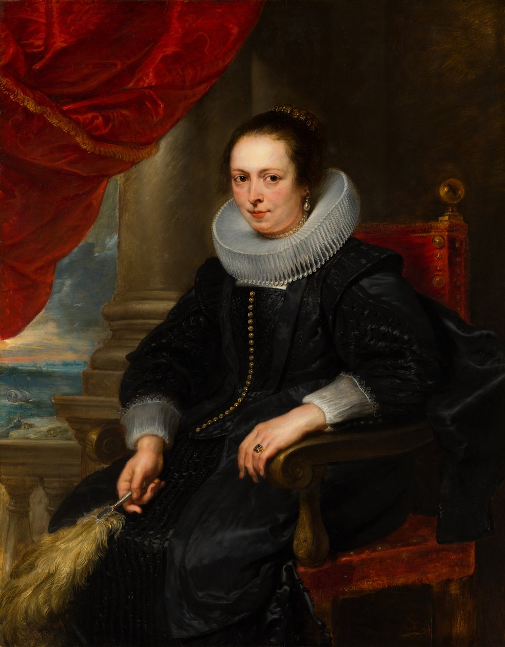 Naisen muotokuva, mahdollisesti Clara Fourment (1593-1643) tekijältä Peter Paul Rubens