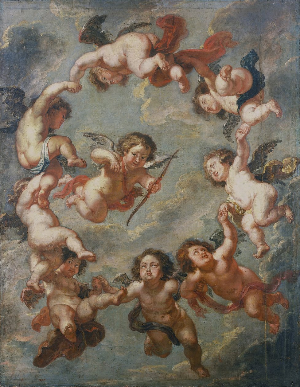 Putti- kattokoriste tekijältä Peter Paul Rubens