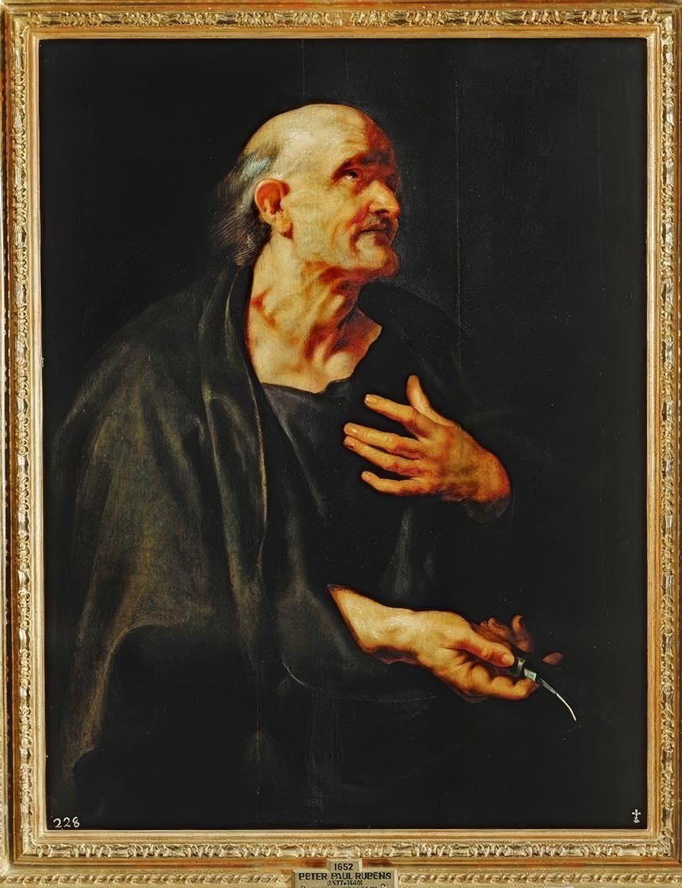 Pyhä Bartolomeus tekijältä Peter Paul Rubens