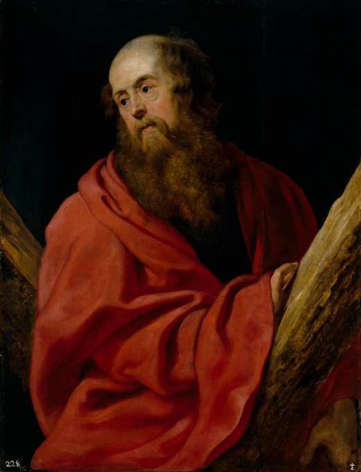 Pyhä Andrew tekijältä Peter Paul Rubens
