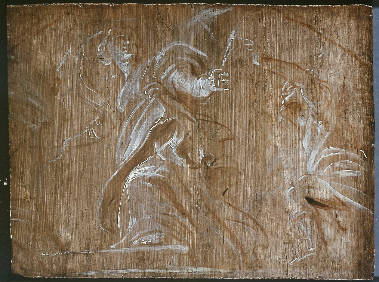 Pyhä Barbara Isänsä takaa, 1600-luku tekijältä Peter Paul Rubens