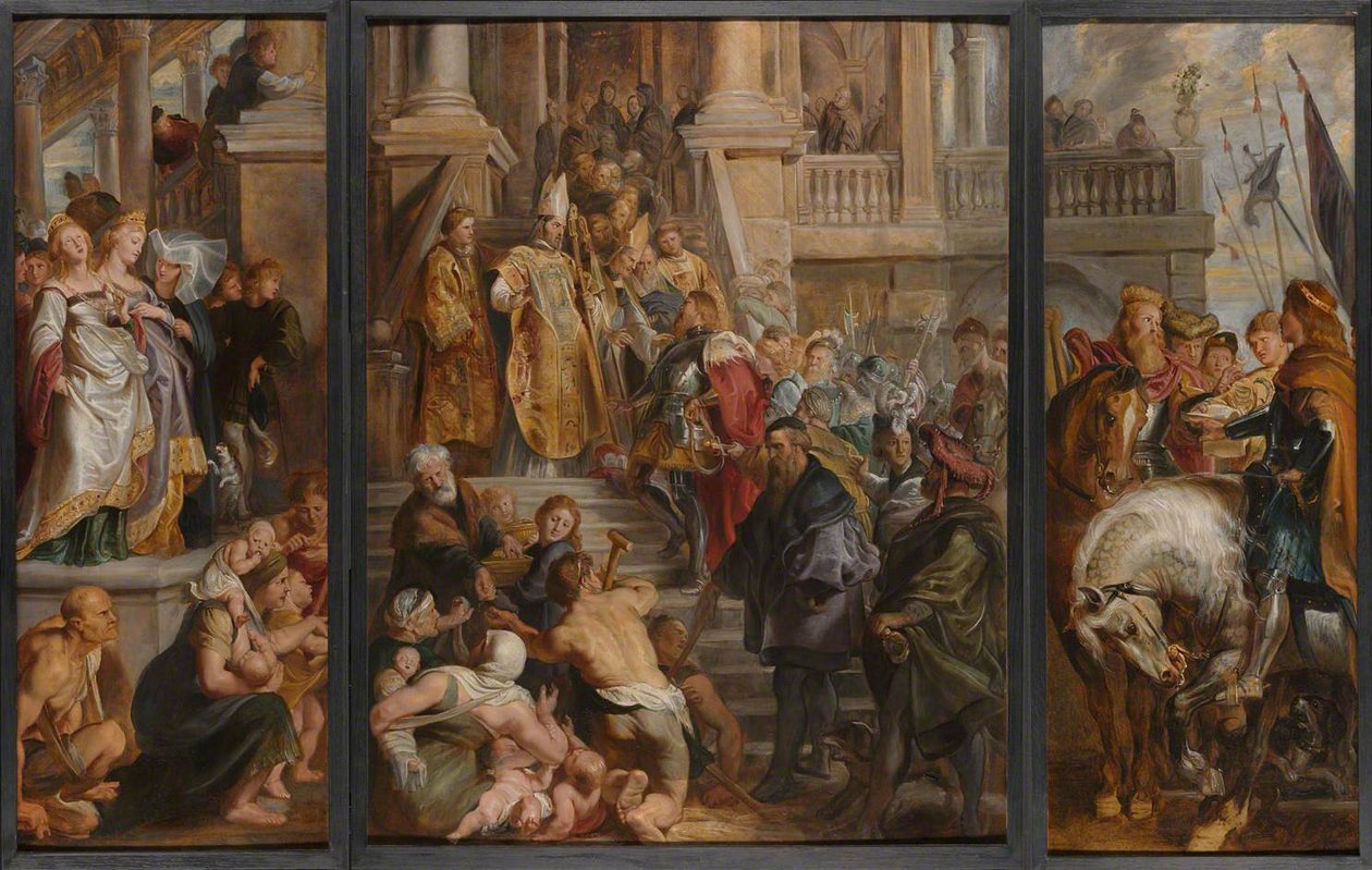 Bavon katedraali Gentissä tekijältä Peter Paul Rubens
