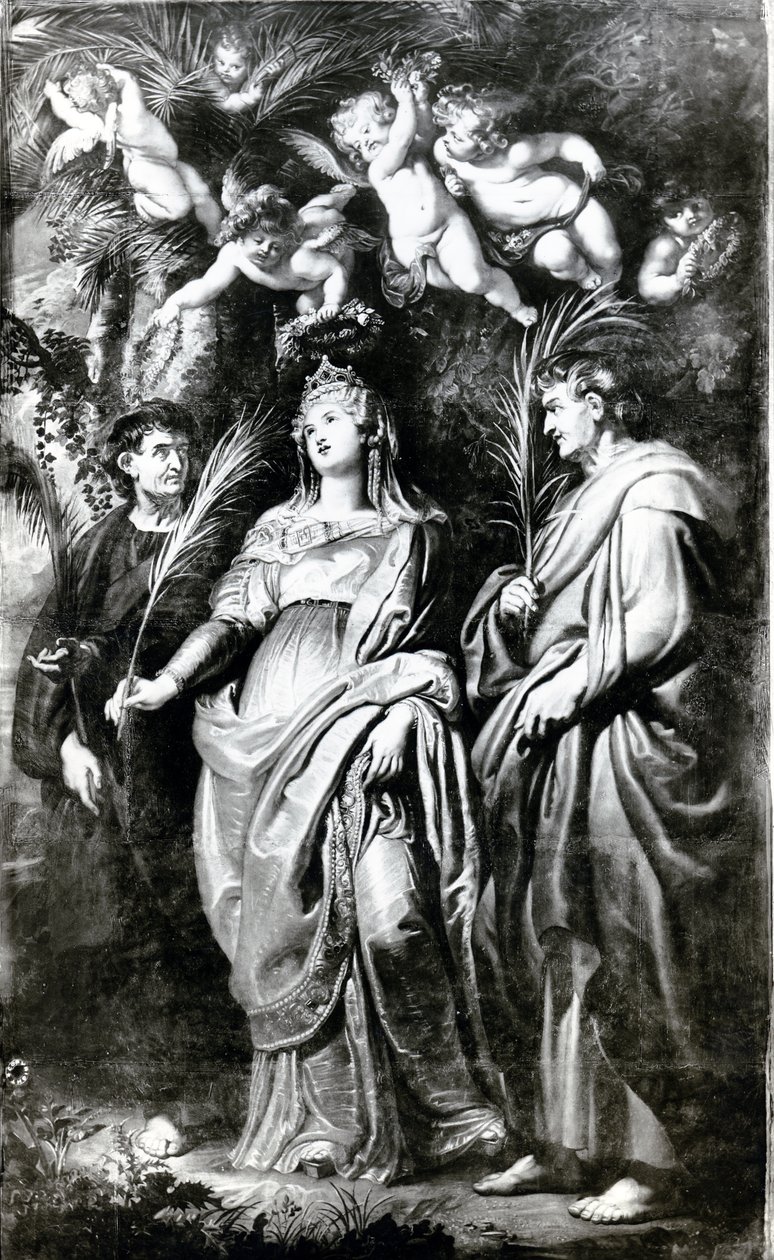 St. Domitilla SS:n kanssa. Nereus ja Akhilleus, 1608 tekijältä Peter Paul Rubens
